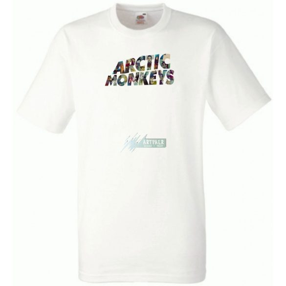 Betűképek - Arctic Monkeys férfi rövid ujjú póló