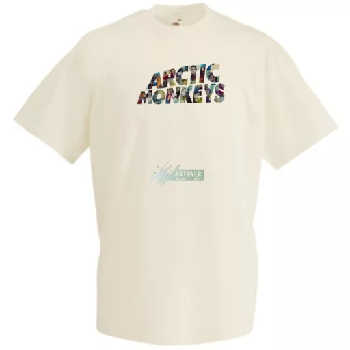 Betűképek - Arctic Monkeys férfi rövid ujjú póló