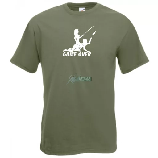 Legénybúcsú - Game Over férfi rövid ujjú póló