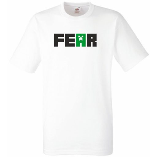 Fearcraft - Minecraft stílus gyerek rövid ujjú póló