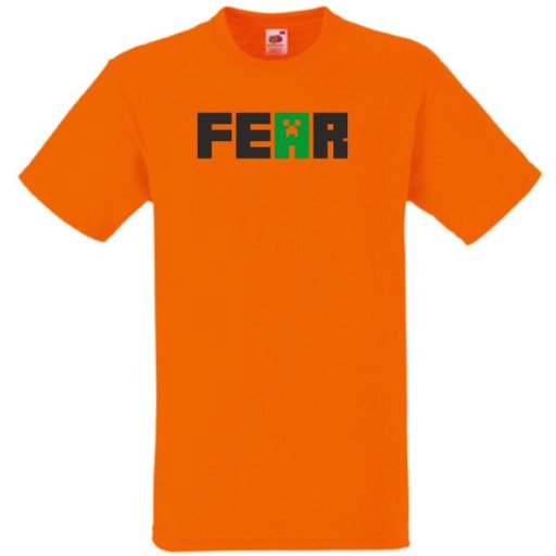 Fearcraft - Minecraft stílus gyerek rövid ujjú póló