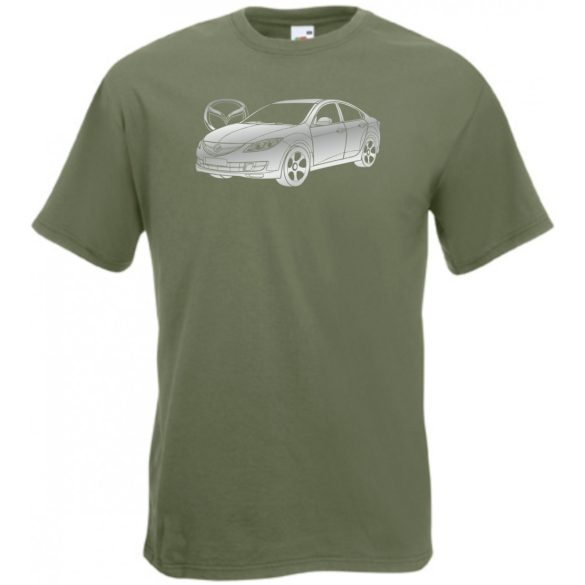 Auto fan Mazda 6 minima férfi rövid ujjú póló