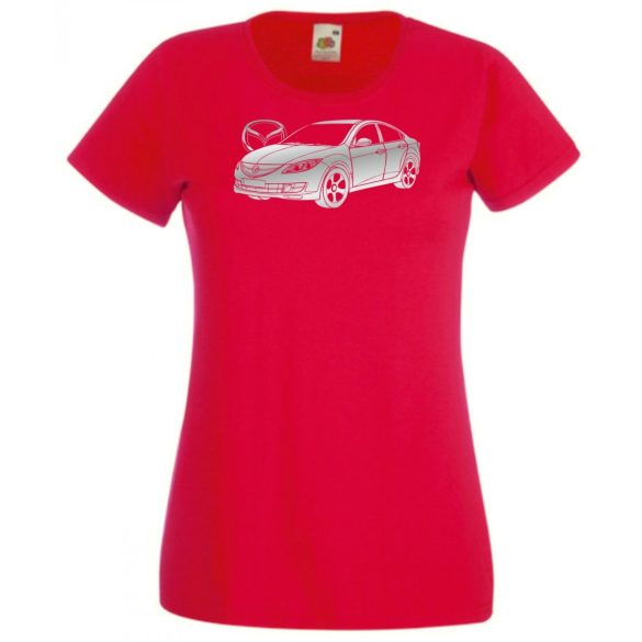 Auto fan Mazda 6 minima női rövid ujjú póló