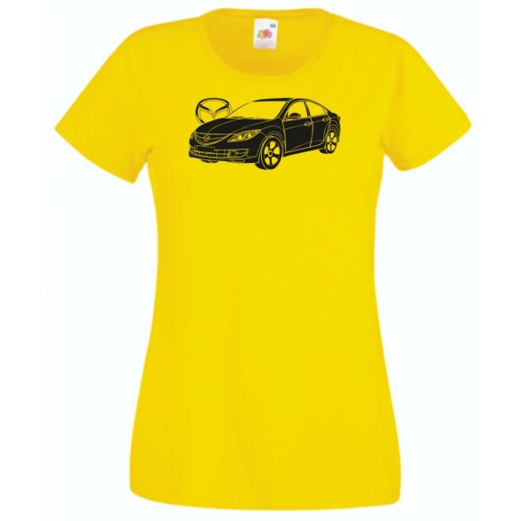 Auto fan Mazda 6 minima női rövid ujjú póló