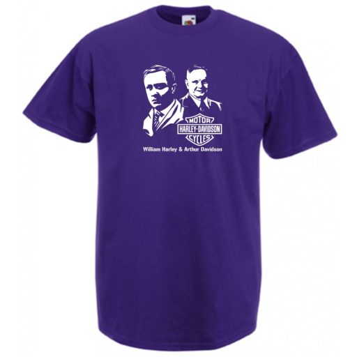 Motor fan - W Harley & A Davidson minima férfi rövid ujjú póló
