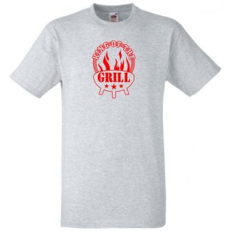 King Of The Grill férfi rövid ujjú póló