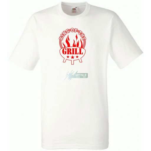 King Of The Grill férfi rövid ujjú póló
