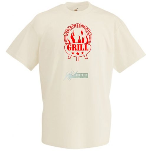 King Of The Grill férfi rövid ujjú póló