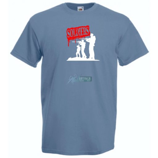 Katonák férfi rövid ujjú póló