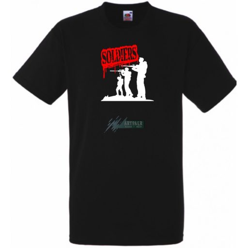 Katonák férfi rövid ujjú póló