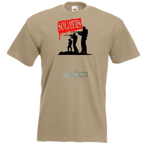 Katonák férfi rövid ujjú póló