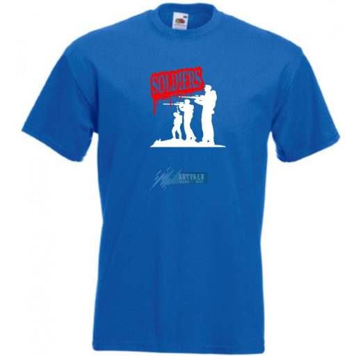 Katonák férfi rövid ujjú póló