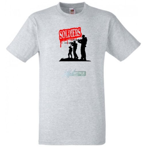 Katonák férfi rövid ujjú póló