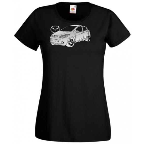 Auto fan Mazda 2 minima női rövid ujjú póló