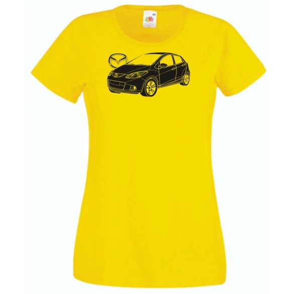 Auto fan Mazda 2 minima női rövid ujjú póló