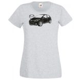 Auto fan Mazda 2 minima női rövid ujjú póló
