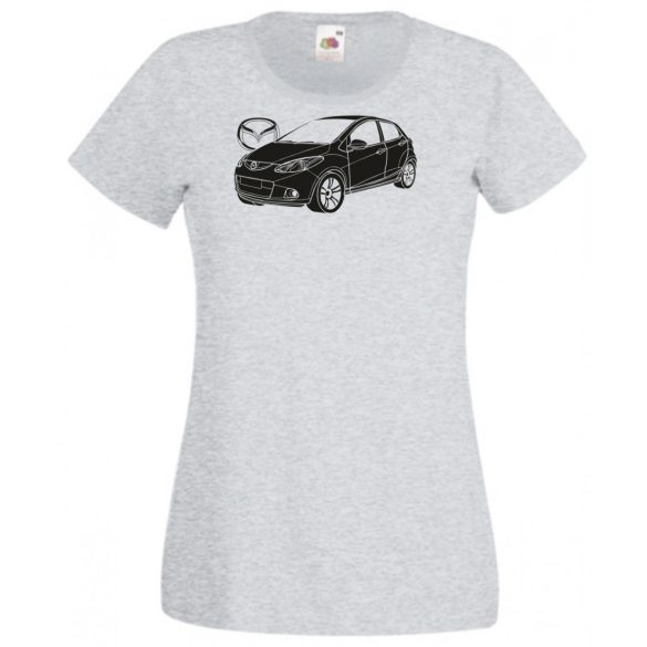 Auto fan Mazda 2 minima női rövid ujjú póló