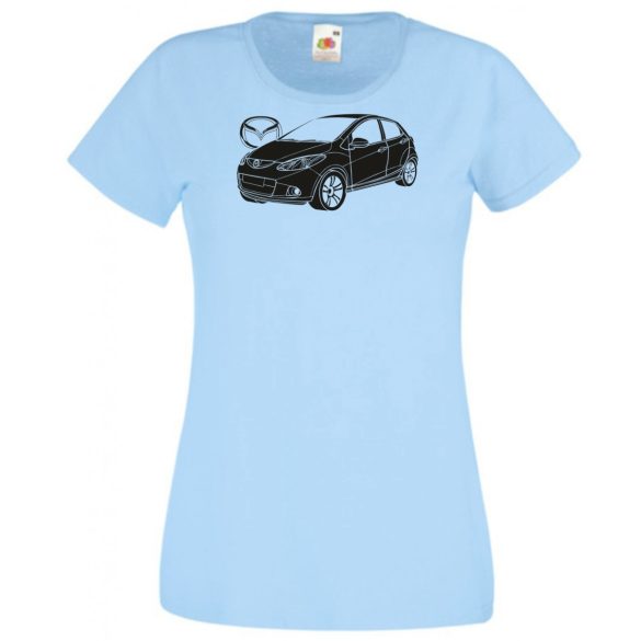 Auto fan Mazda 2 minima női rövid ujjú póló