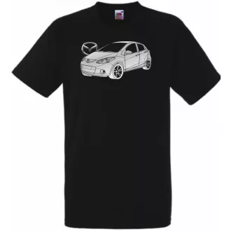 Auto fan Mazda 2 minima férfi rövid ujjú póló
