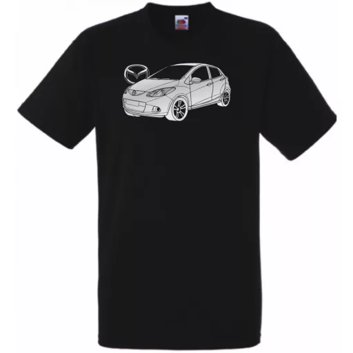 Auto fan Mazda 2 minima férfi rövid ujjú póló