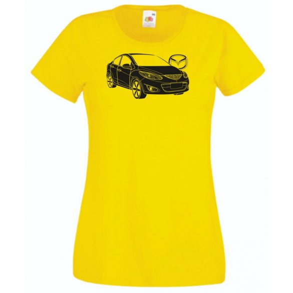 Auto fan Mazda 2 sedan minima női rövid ujjú póló