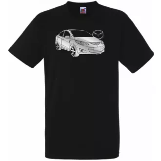 Auto fan Mazda 2 sedan minima férfi rövid ujjú póló