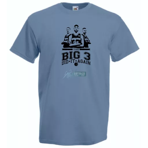 A 3 Nagy férfi rövid ujjú póló
