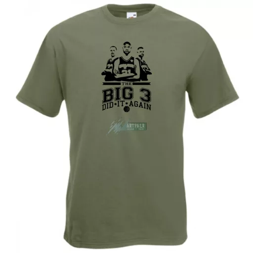 A 3 Nagy férfi rövid ujjú póló