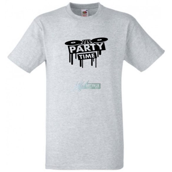 Party Time DJ Pult férfi rövid ujjú póló