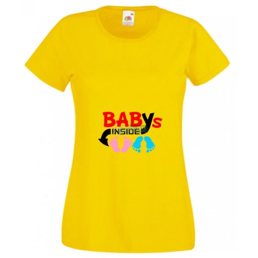 Mom Dad Plus Me Baby ... női rövid ujjú póló