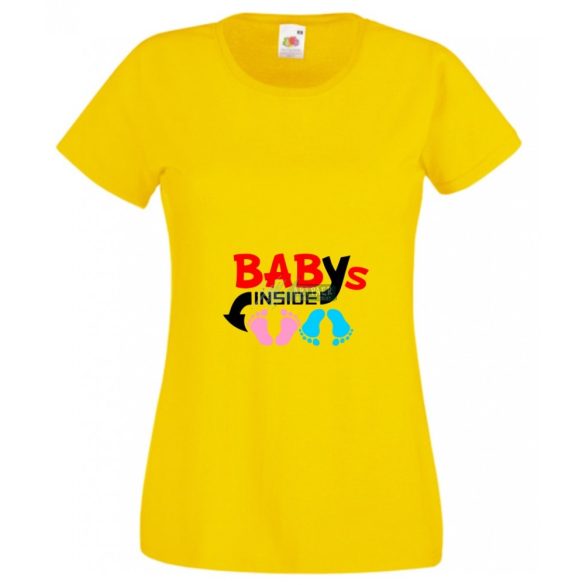 Mom Dad Plus Me Baby ... női rövid ujjú póló