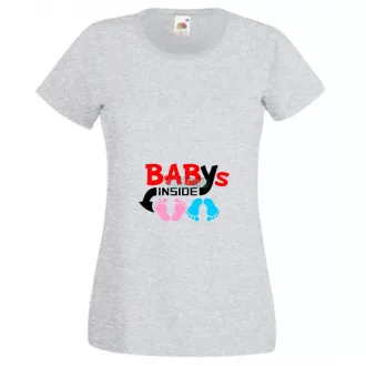 Mom Dad Plus Me Baby ... női rövid ujjú póló