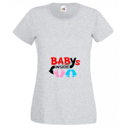 Mom Dad Plus Me Baby ... női rövid ujjú póló