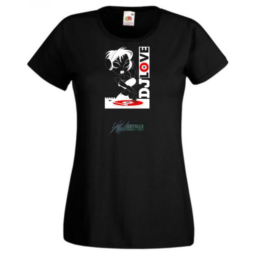 DJ LOVE női rövid ujjú póló