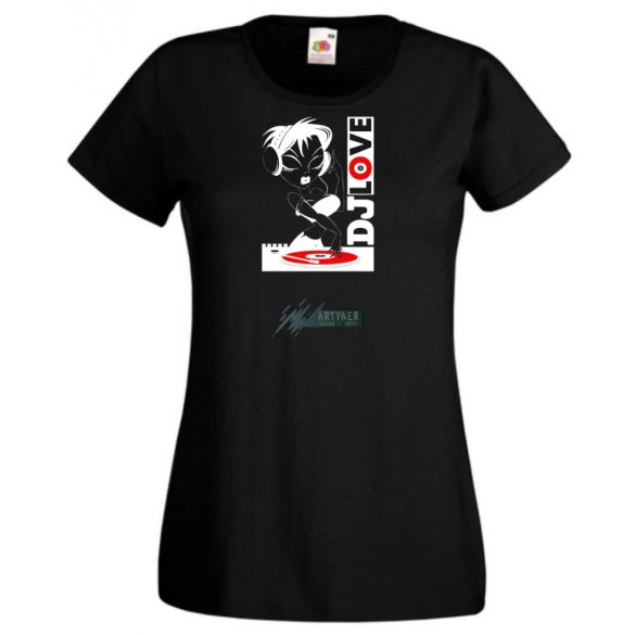 DJ LOVE női rövid ujjú póló
