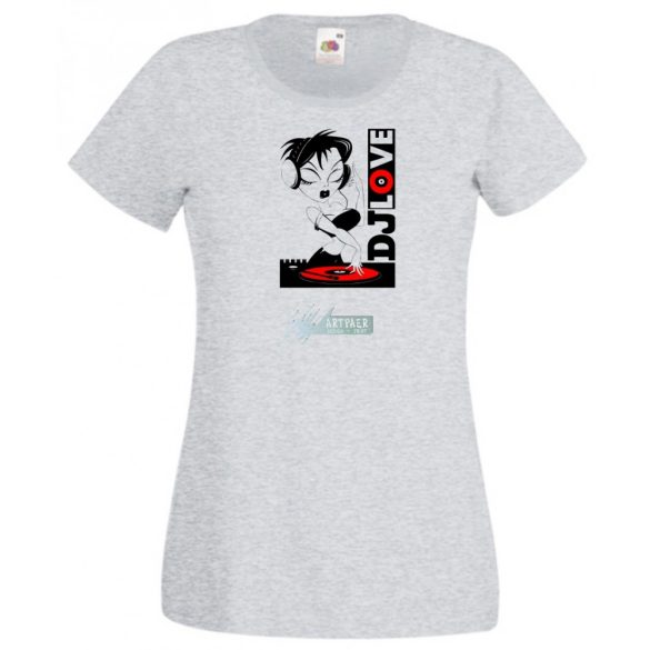 DJ LOVE női rövid ujjú póló