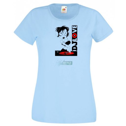 DJ LOVE női rövid ujjú póló