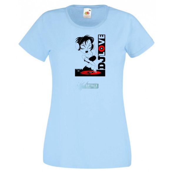 DJ LOVE női rövid ujjú póló