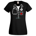 Doktor jelmez női rövid ujjú póló