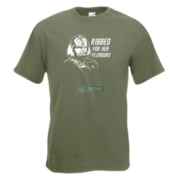 Worf hadnagy - Star Trek férfi rövid ujjú póló