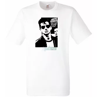 Stencil Arctic Monkeys férfi rövid ujjú póló