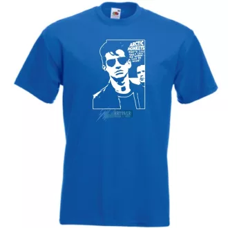 Stencil Arctic Monkeys férfi rövid ujjú póló