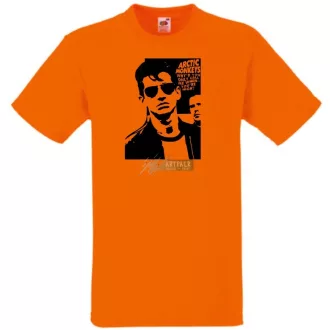 Stencil Arctic Monkeys férfi rövid ujjú póló