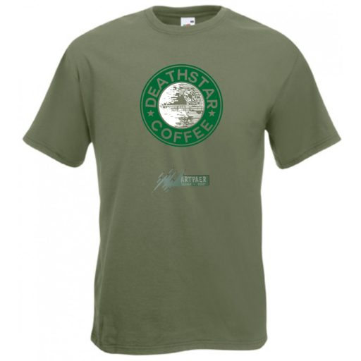 Deathstar Coffee férfi rövid ujjú póló