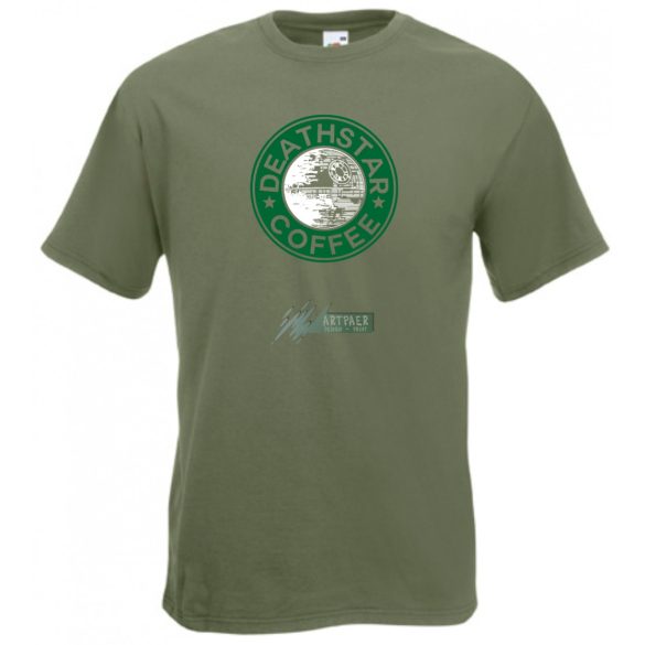 Deathstar Coffee férfi rövid ujjú póló