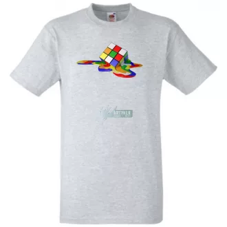 Olvadó Mágikus Rubik kocka gyerek rövid ujjú póló