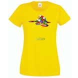 Olvadó Mágikus Rubik kocka női rövid ujjú póló