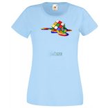 Olvadó Mágikus Rubik kocka női rövid ujjú póló