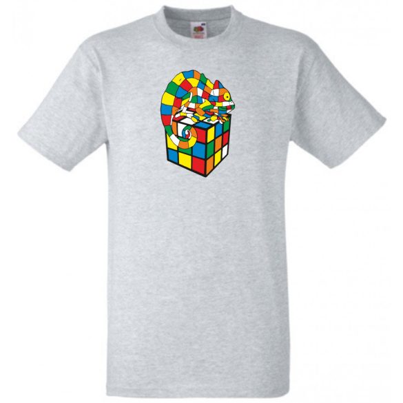 Kaméleon és a mágikus Rubik kocka gyerek rövid ujjú póló