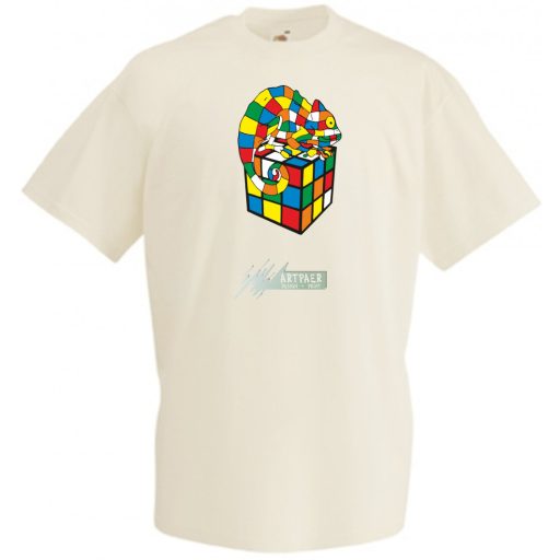 Kaméleon és a mágikus Rubik kocka gyerek rövid ujjú póló